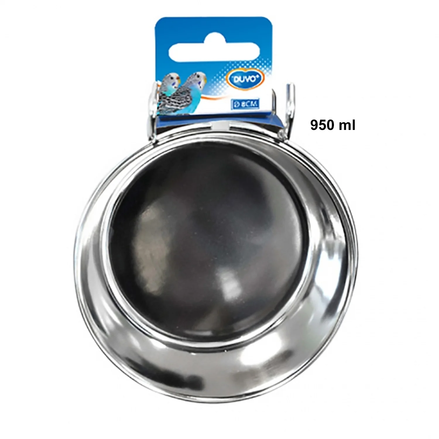 COPA PARA AVES INOX+HOOKS Ø15CM 950ML
