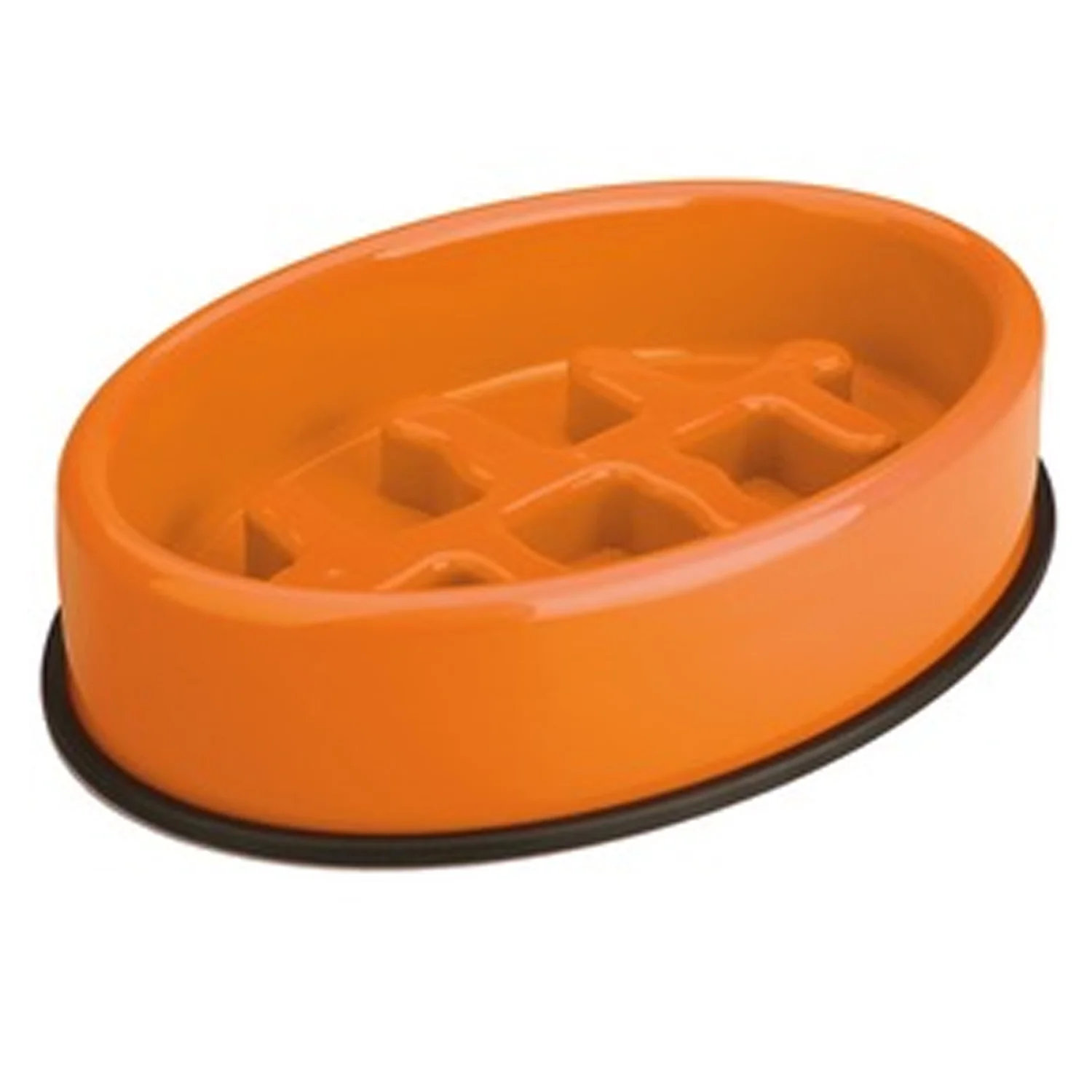 PLATO FISHBONE-BCD DESPACIO NARANJA