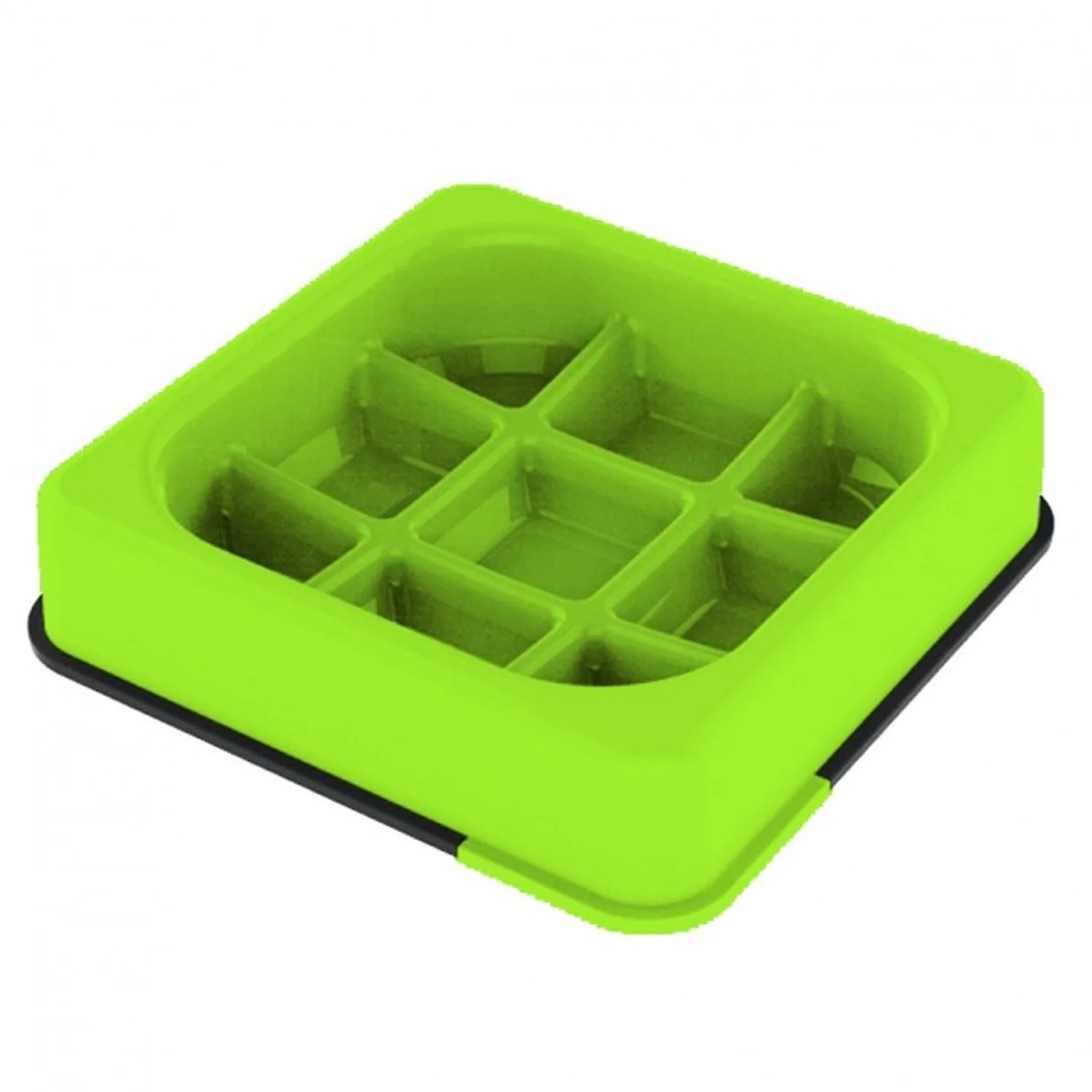 PLATO WAFFLE-BOCADOS DESPACIO VERDE
