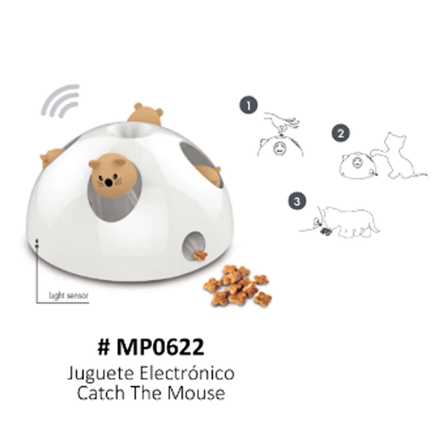 JUGUETE - CATCH MOUSE BLANCO