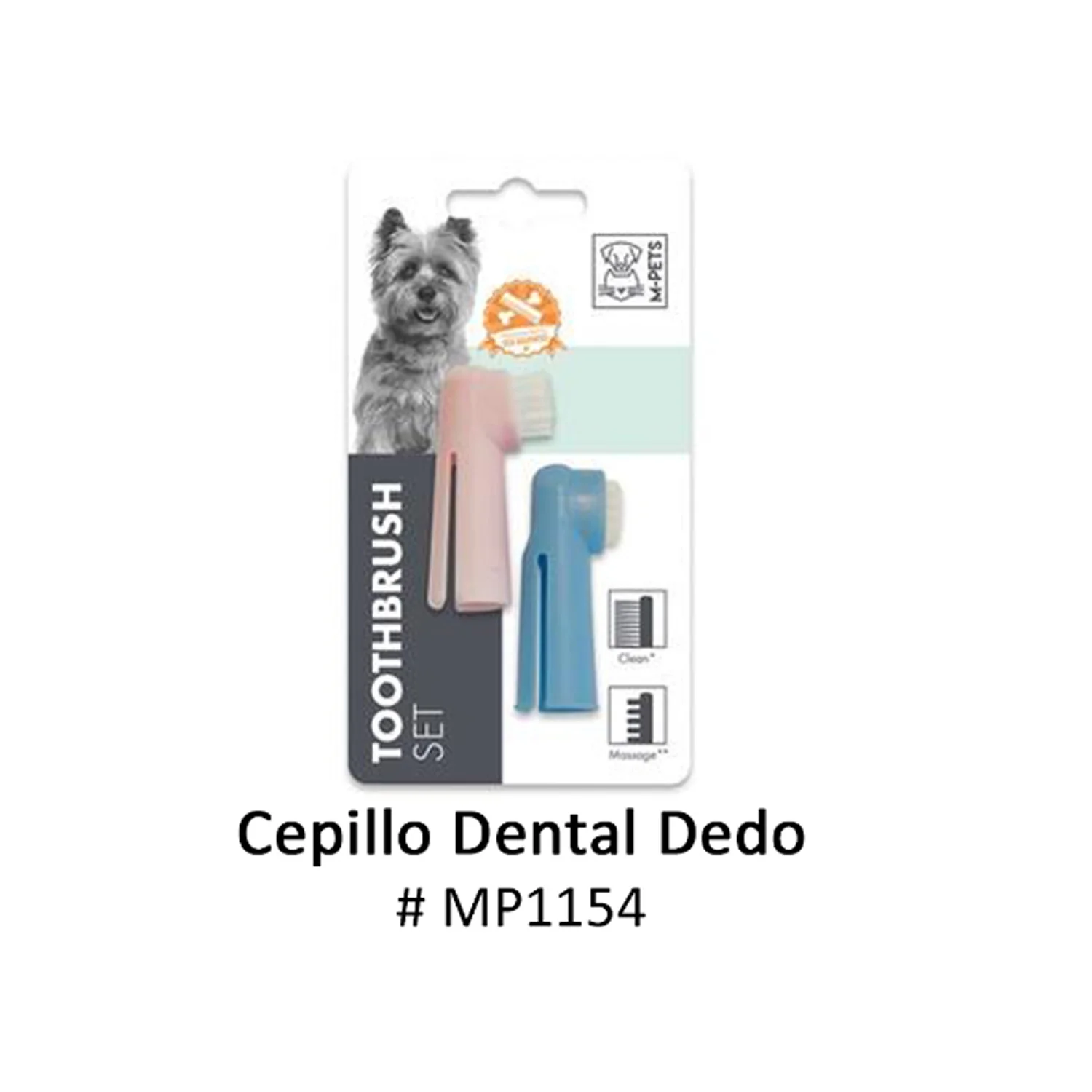 CEPILLO DENTAL DEDO M-PETS