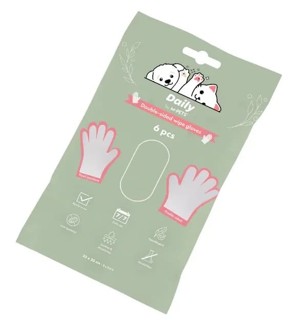 GUANTES DE LIMPIEZA DIARIOS 6UDS 23x25cm