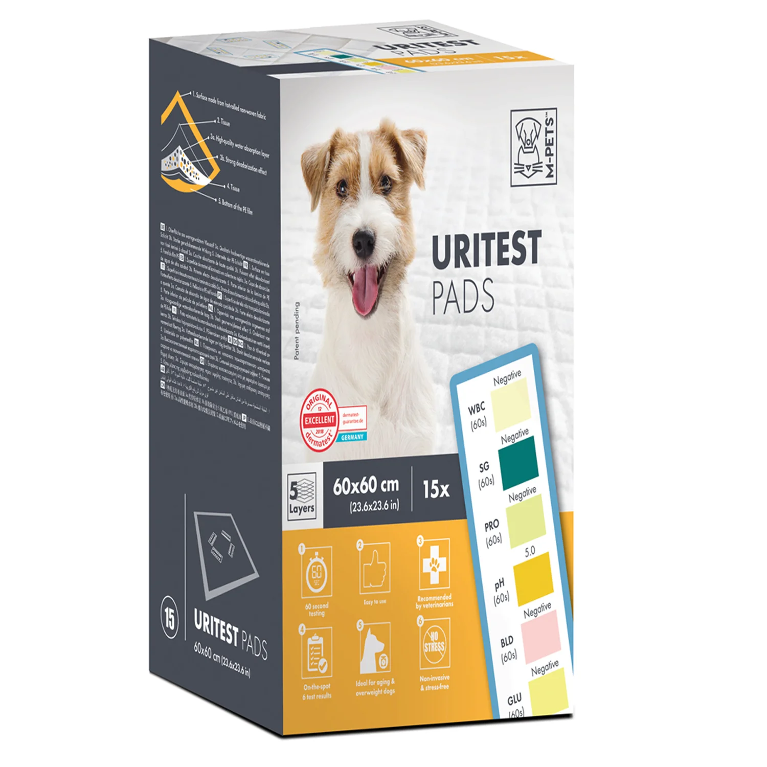 URITEST PAÑAL + PRUEBAS 60x60 cm
