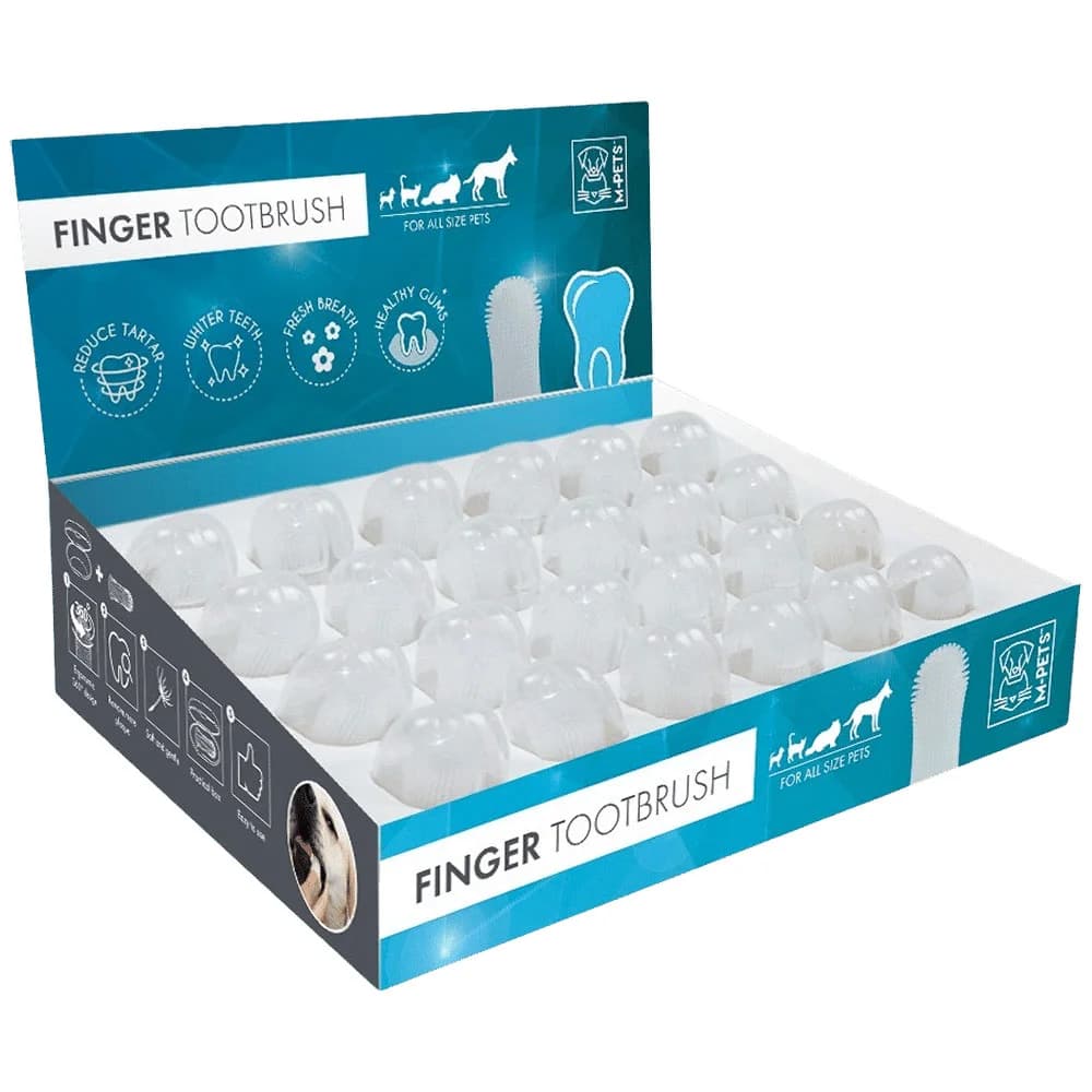 DISPLAY CEPILLOS DIENTES DE DEDO 24 PCS