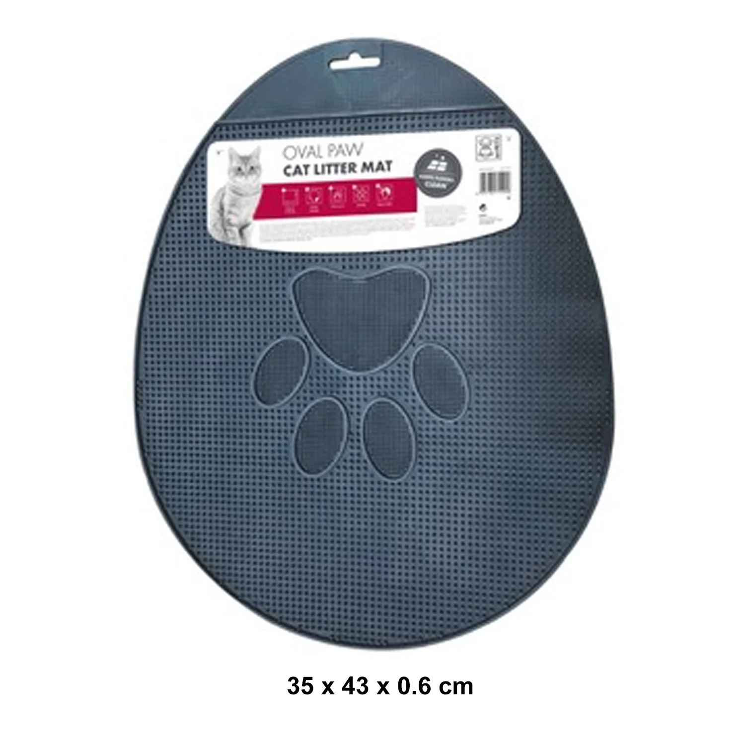 ALFOMBRA OVAL HUELLA