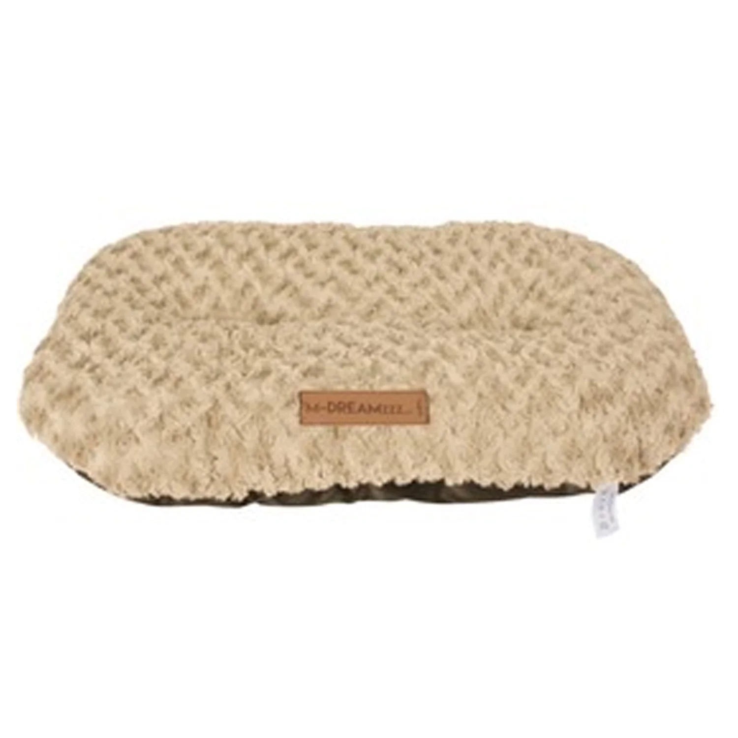 CAMA SHETLAND OVAL XXXS 40x30CM BEIGE