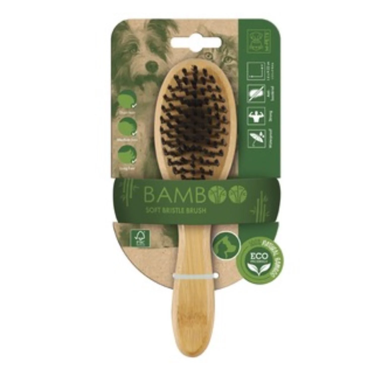CEPILLO DE CERDAS SUAVES BAMBOO
