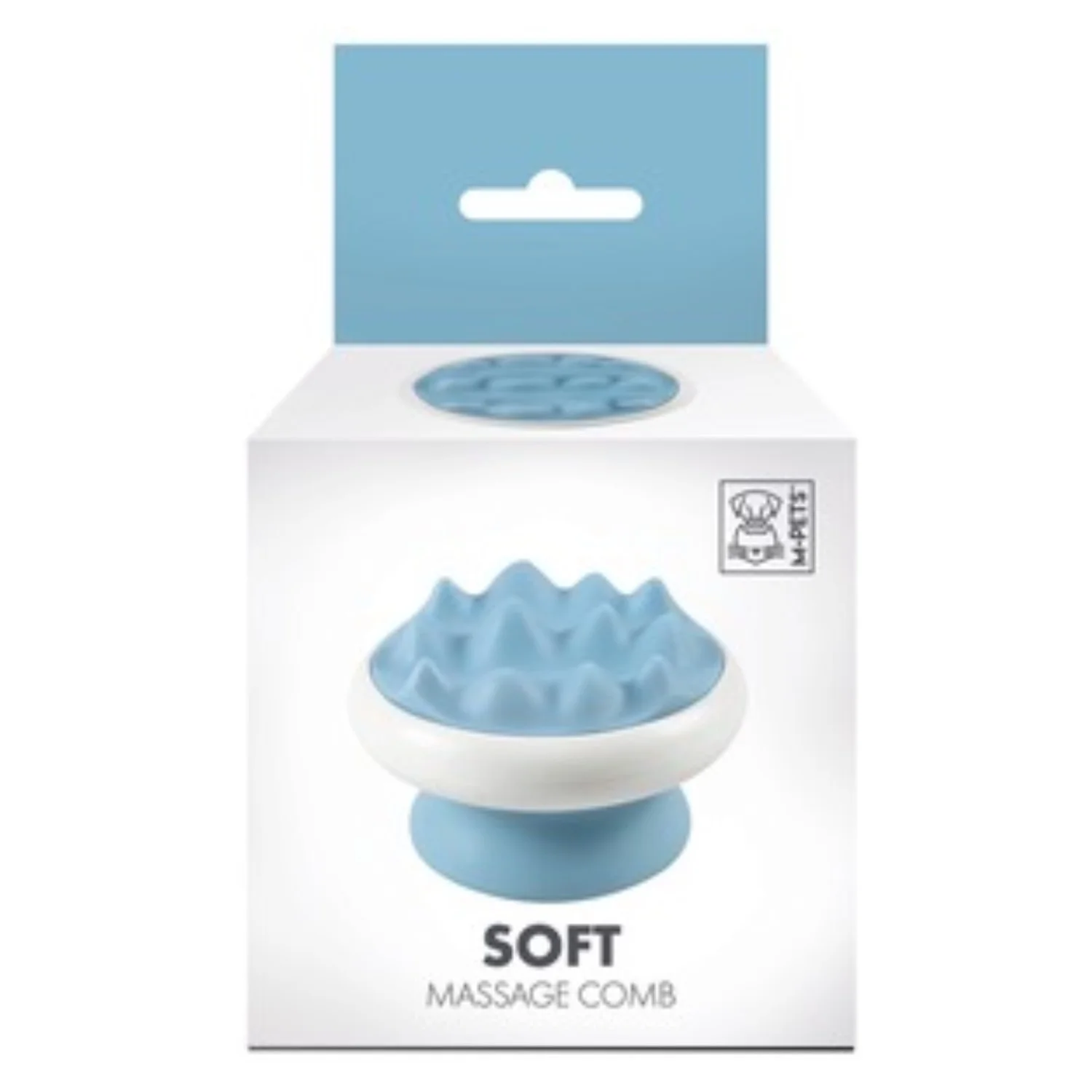PEINE SUAVE MASAJE SOFT - VERDE