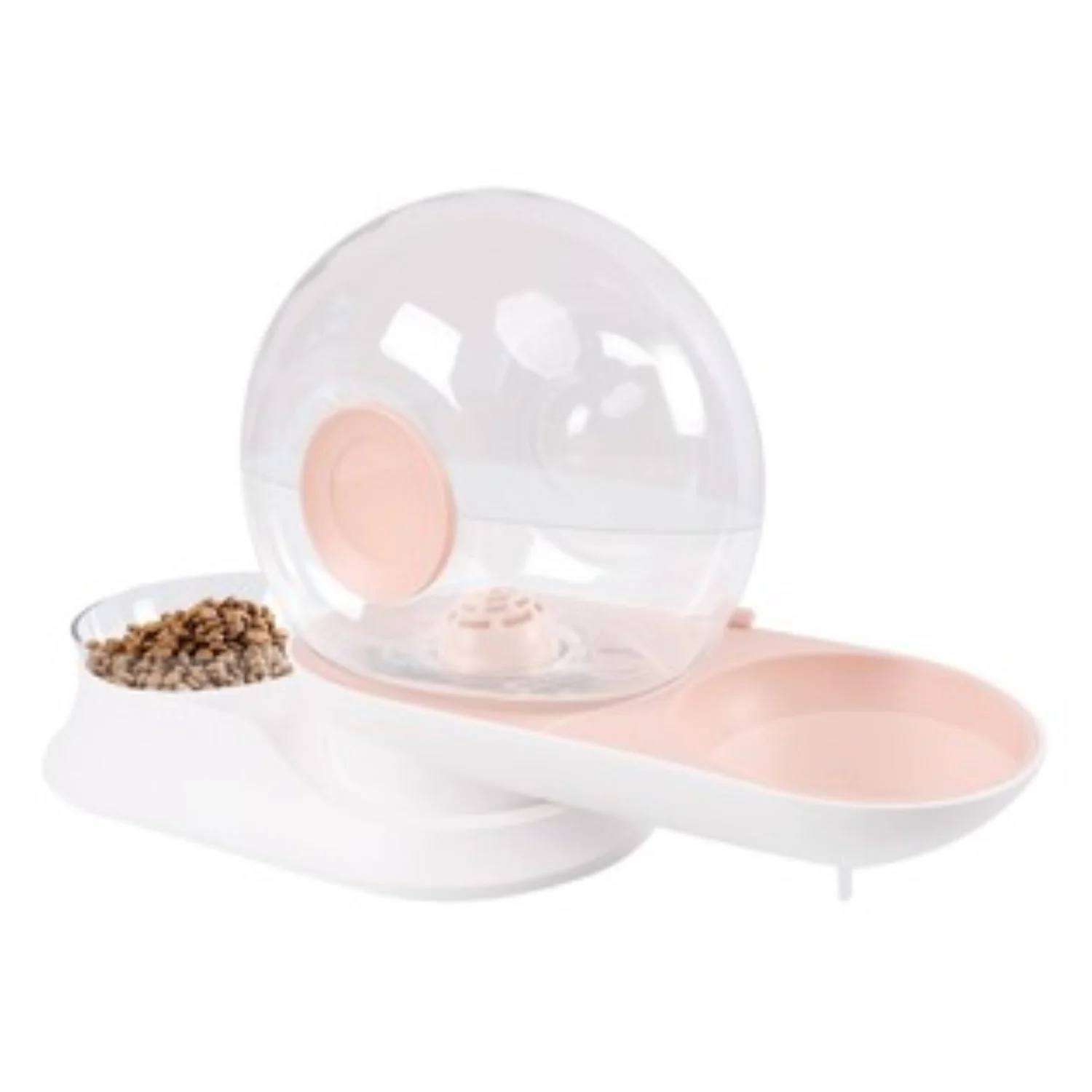 DISPENSADOR COMIDA/AGUA 2800ML-ROSA
