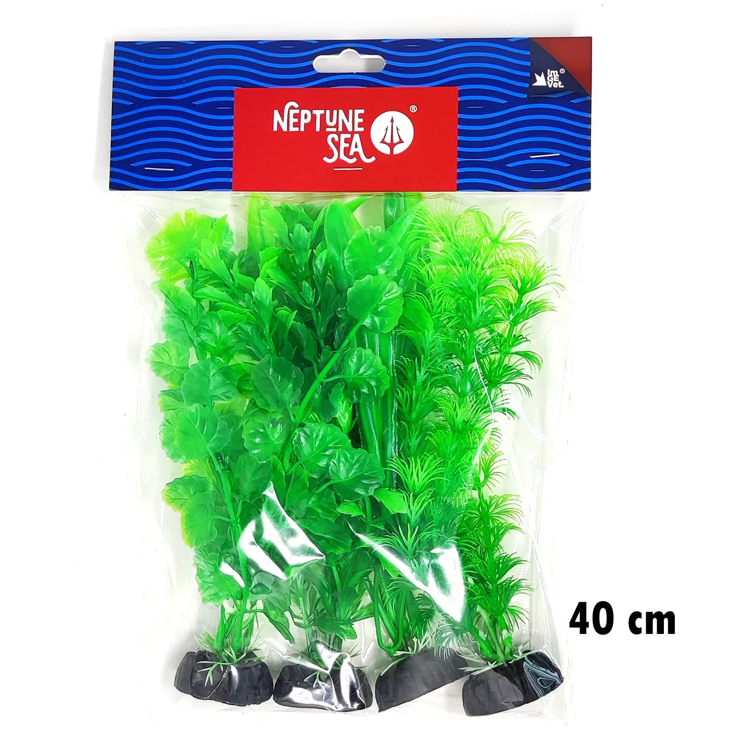 PLANTA SURTIDA VERDE 4 UDS 40 CM