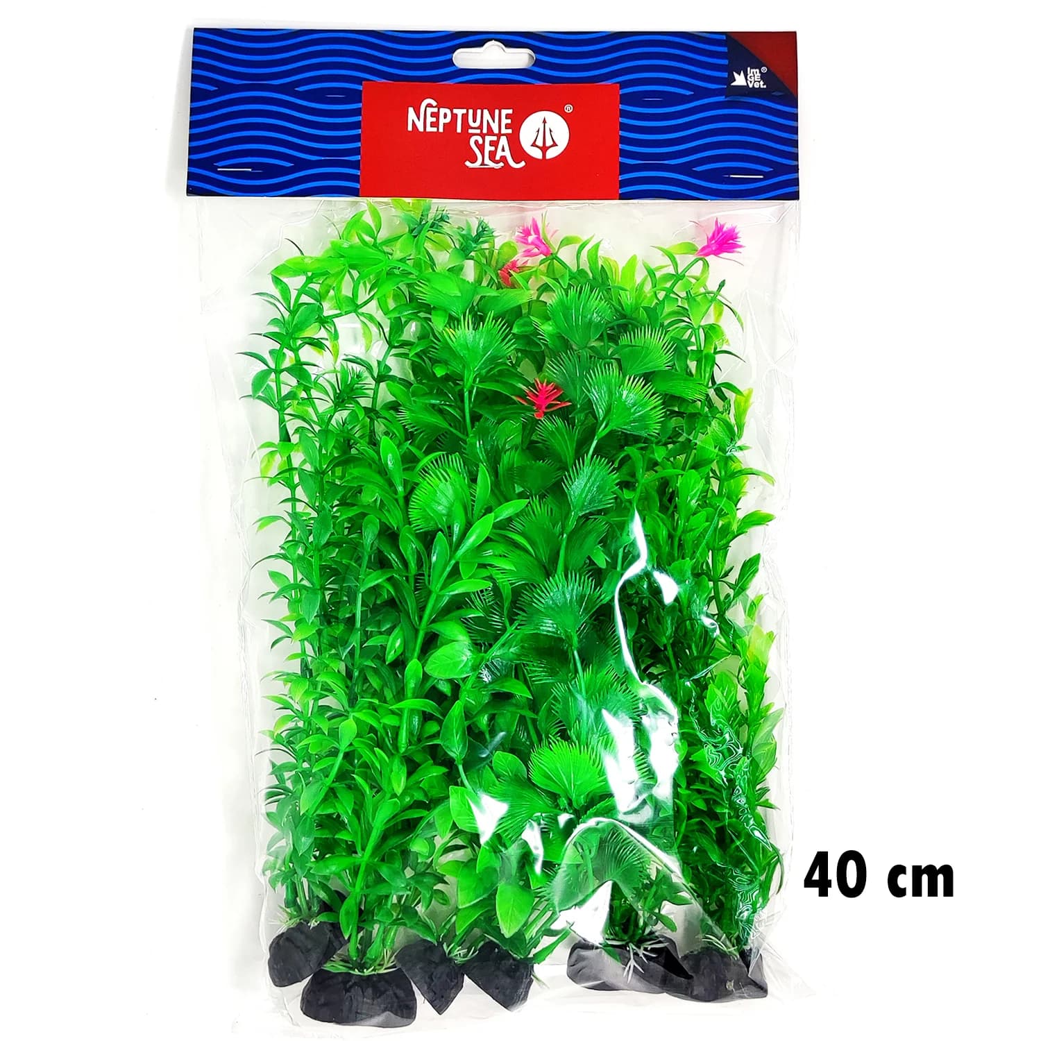 PLANTA SURTIDA VERDE 6 UDS 40 CM