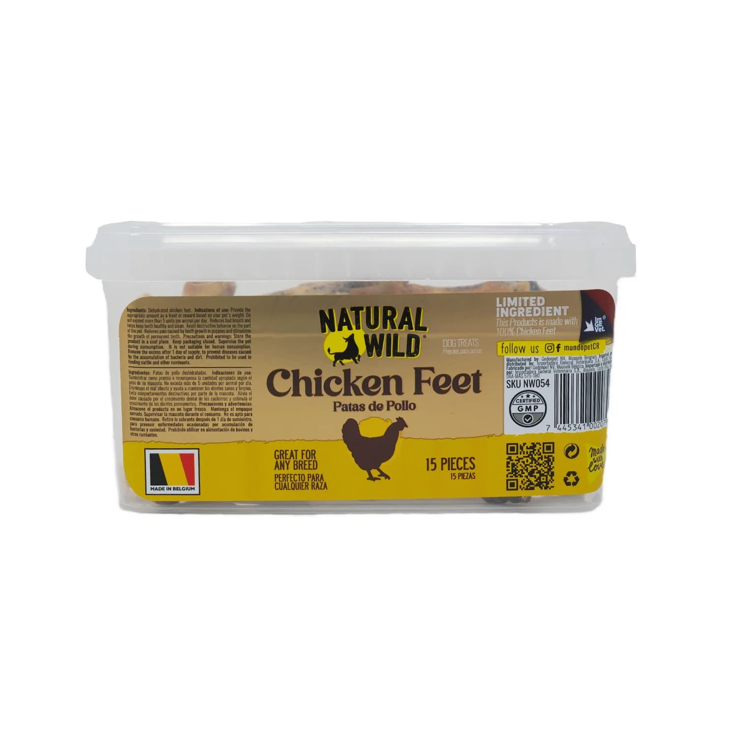 PATAS DE POLLO 15 UND