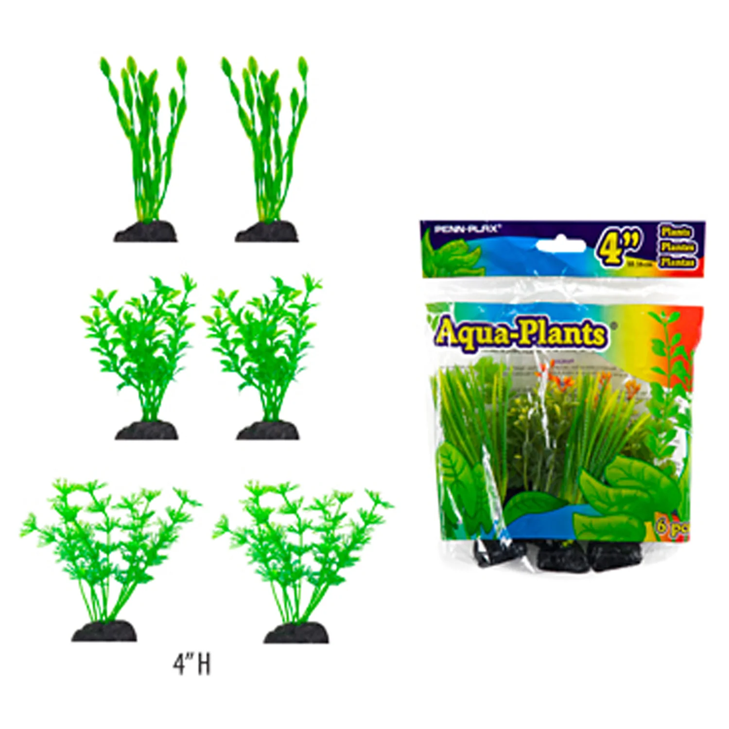 PLANTA VERDE P/ BETTA (6 PACK)