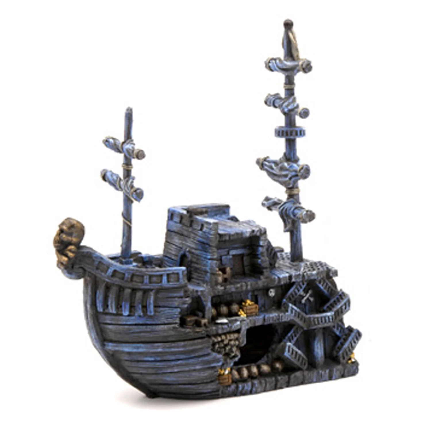 BARCO CON TESORO PIRATA MEDIUM PROA