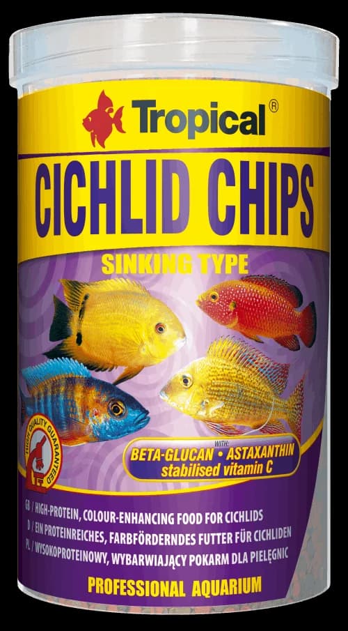 CICHLID CHIPS 1000ML/520G