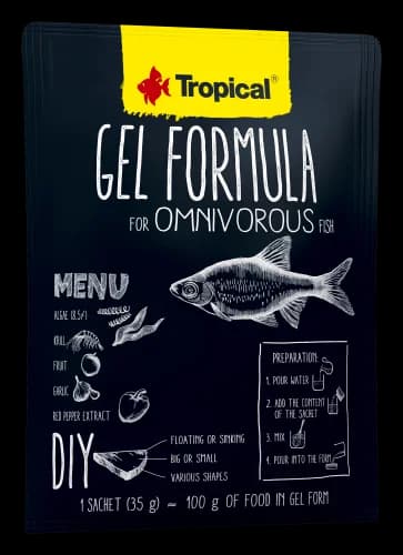 GEL FORMULA FOR OMNIVOROUS FISH 35G
