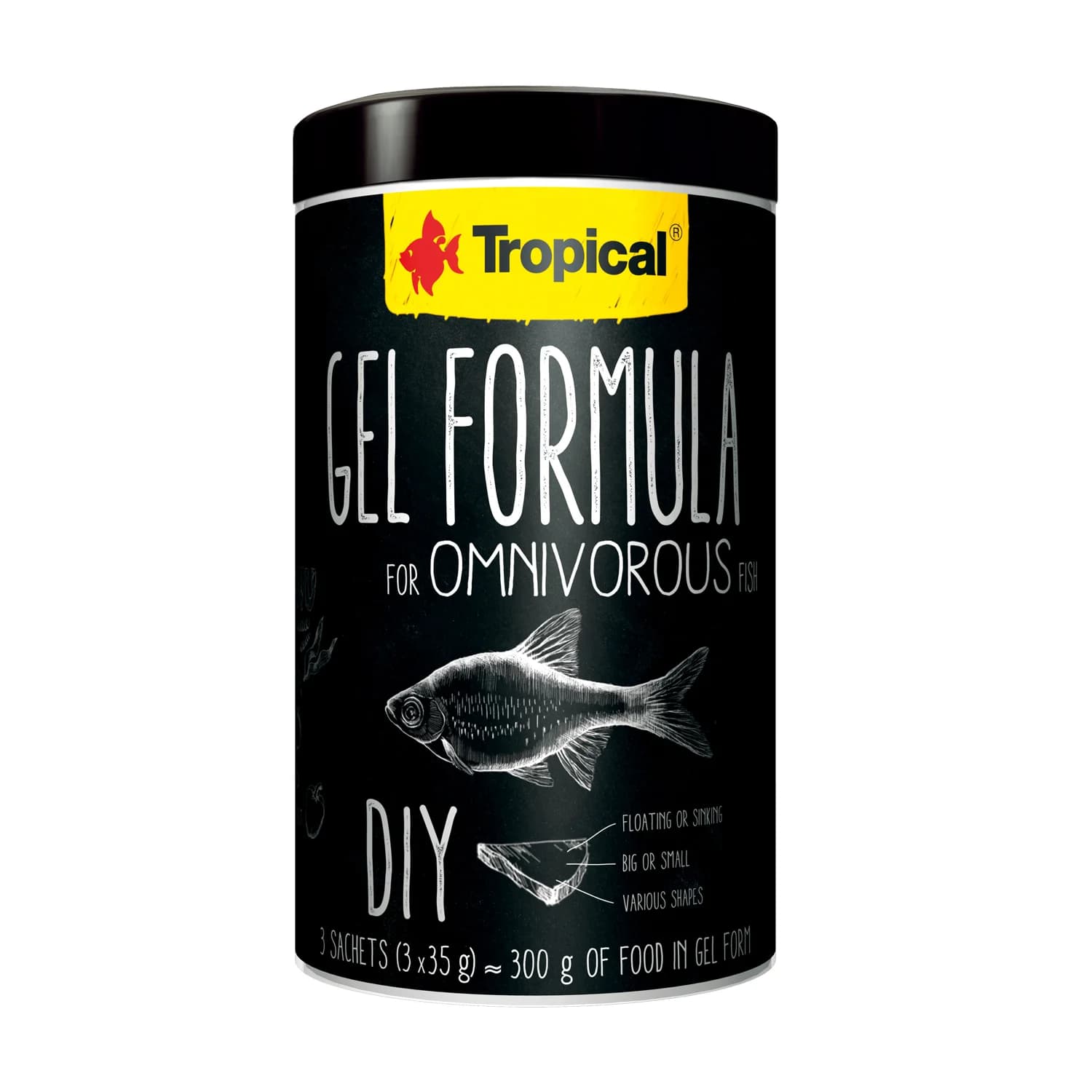 GEL FOR OMNIVOROUS FISH 1000 ML