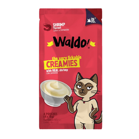WALDO CREAMY CAT TREAT ATUN Y CAMARON60G