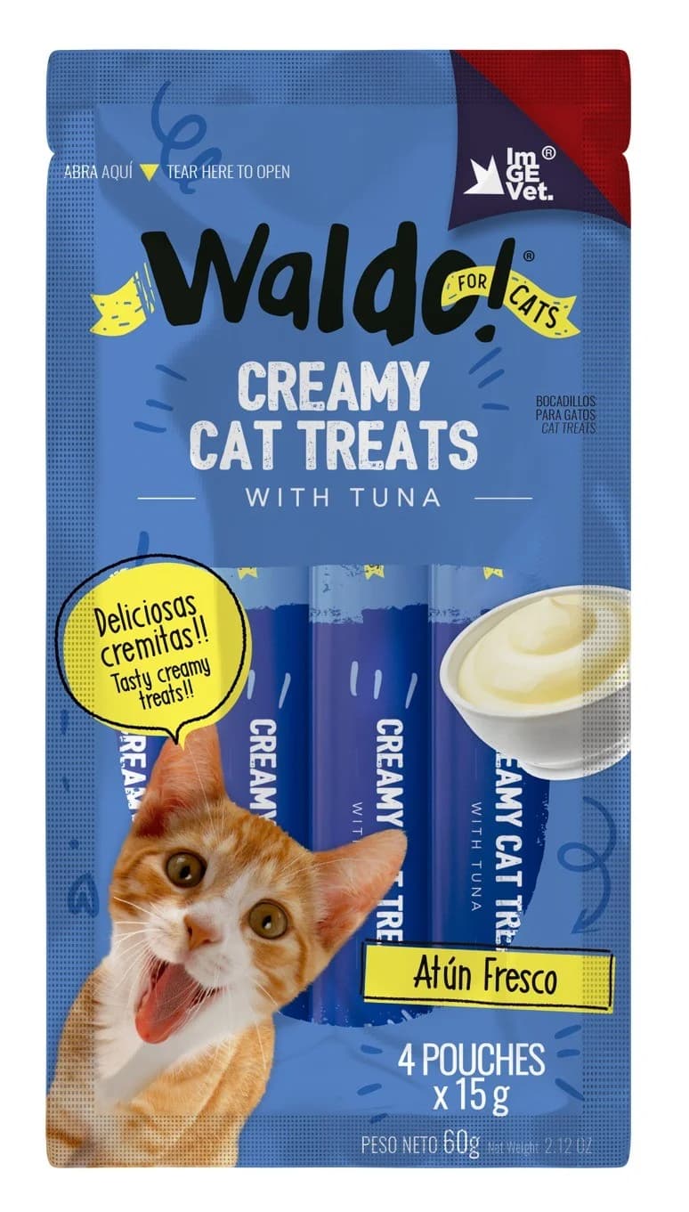 WALDO CREAMY CAT TREAT ATUN FRESCO60G