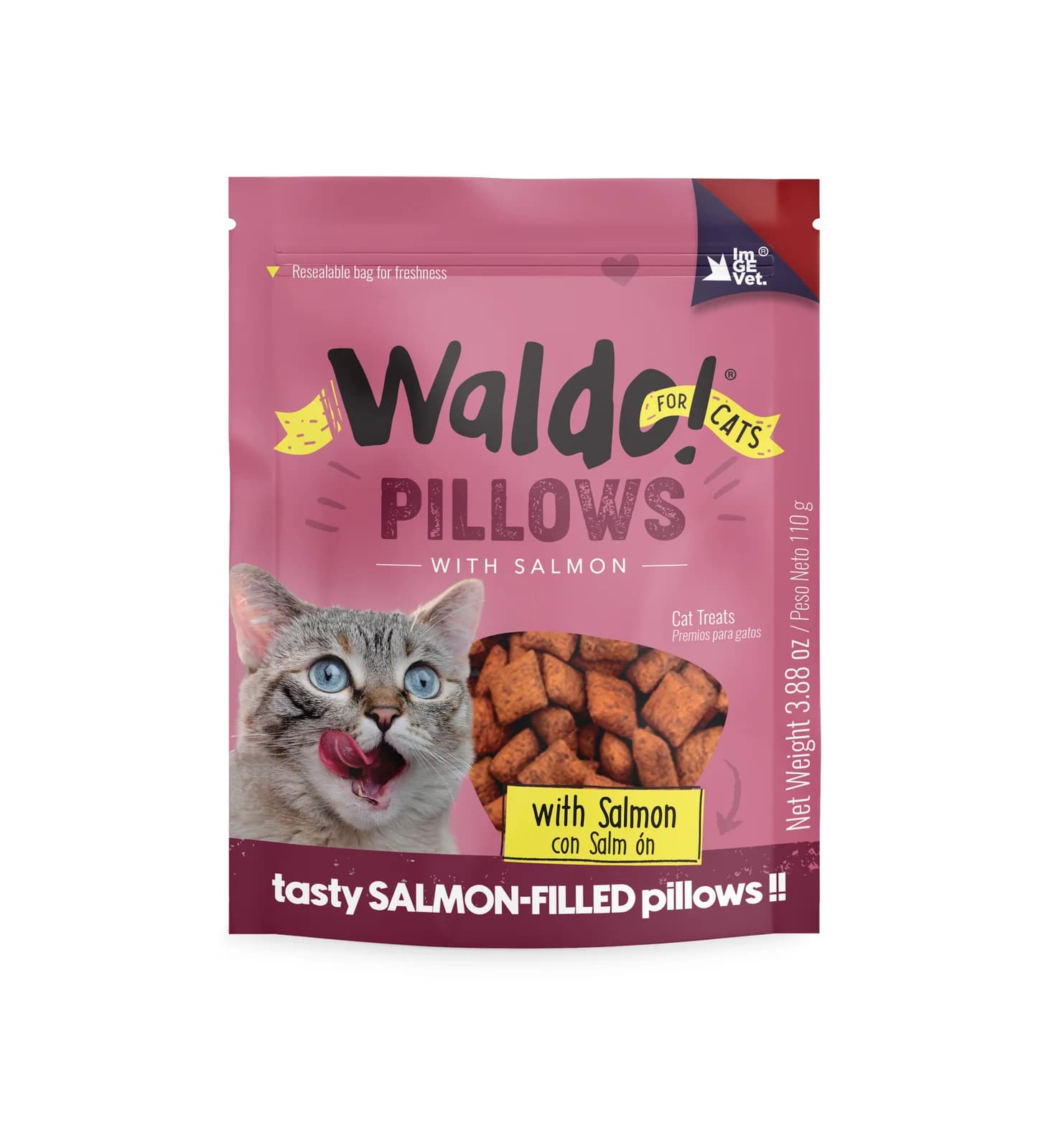 WALDO CAT PILLOWS SALMON 110G
