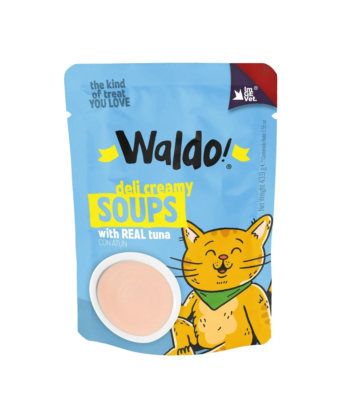 WALDO CATS DELI SOUPS 43.9G 24 PACK / TUNA